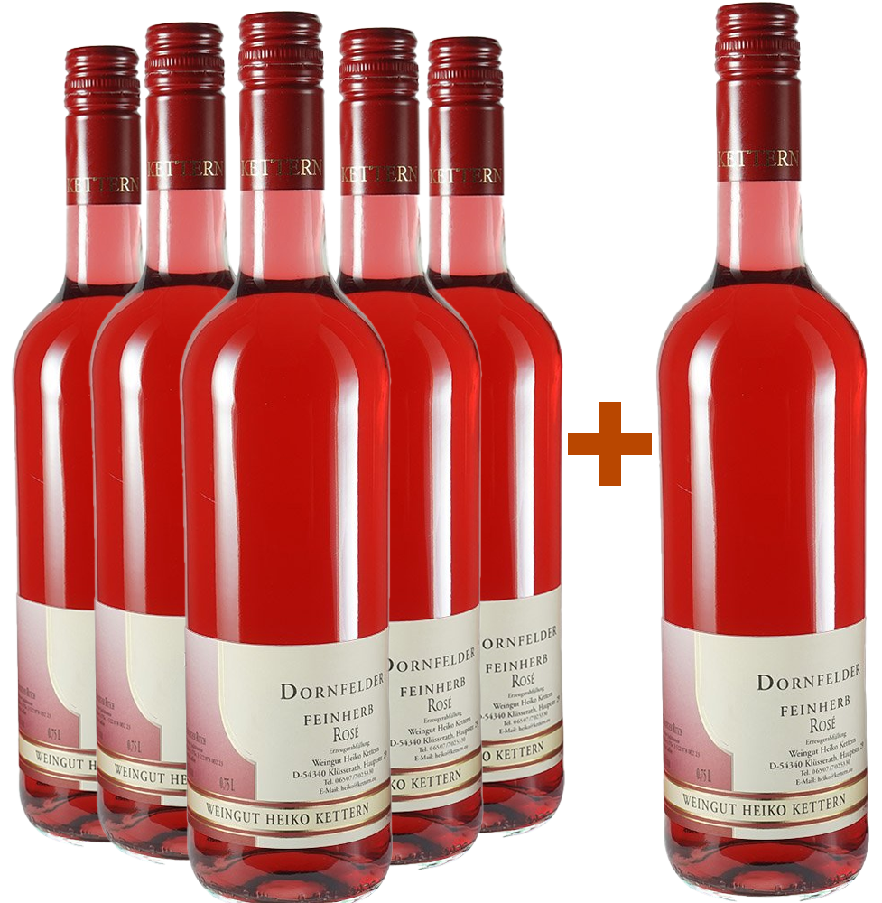 5+1 Dornfelder rosé feinherb