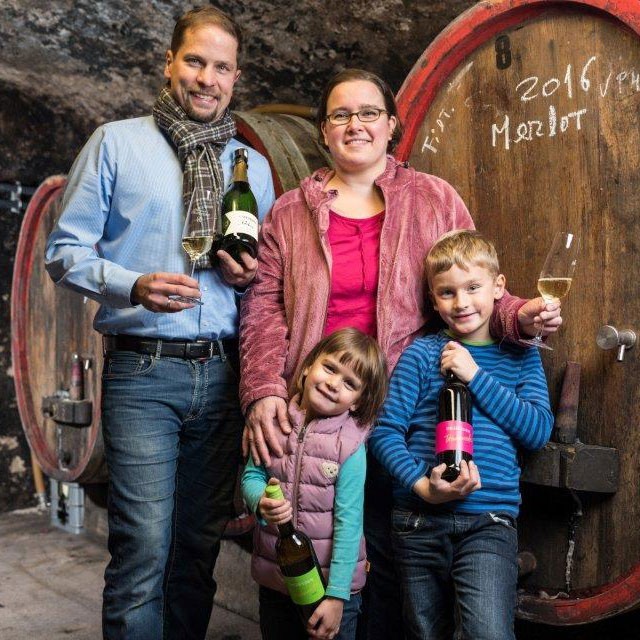 Frank Heyden mit Familie