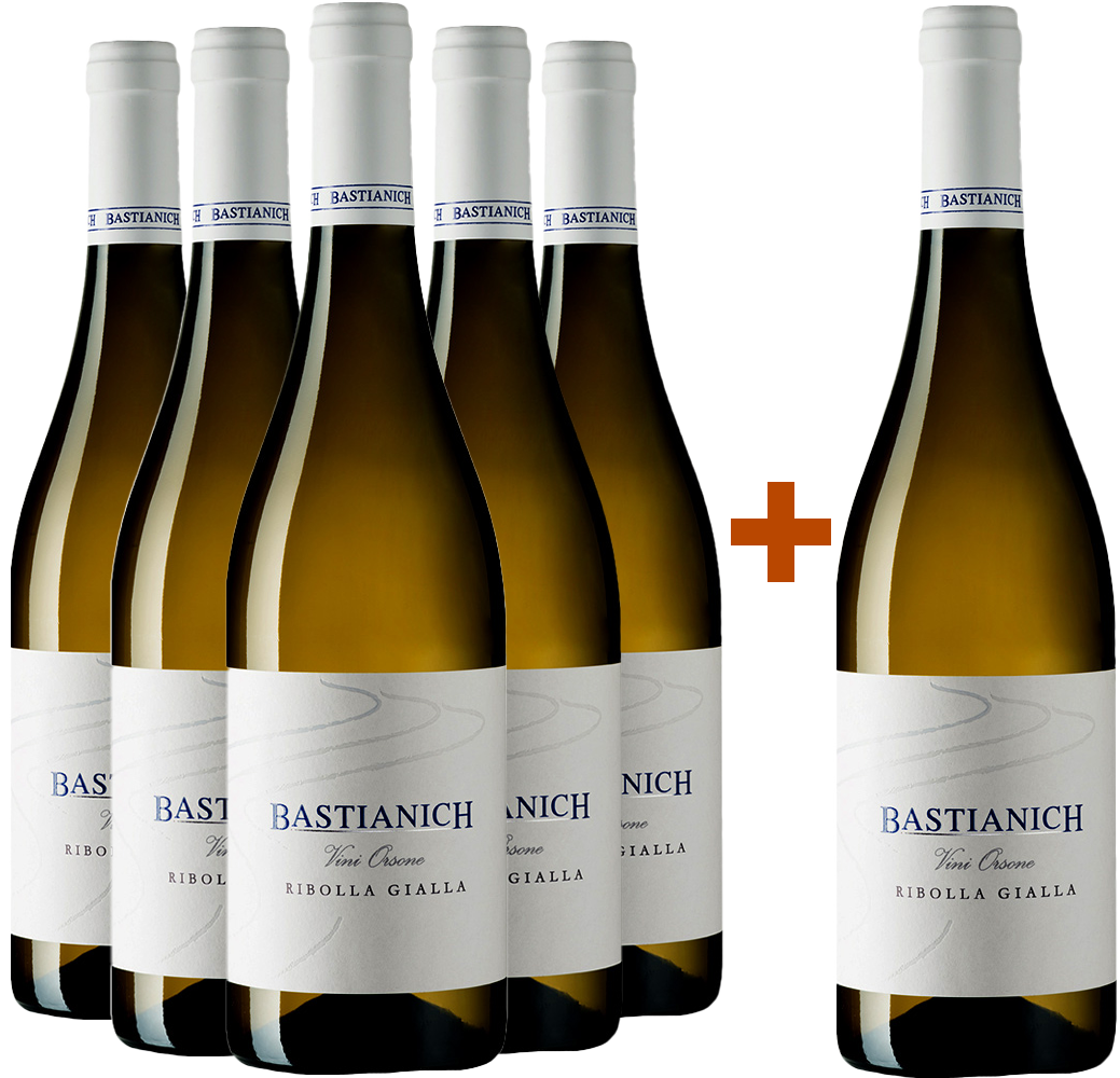 5+1 Paket Ribolla Gialla Friuli Colli Orientali DOC