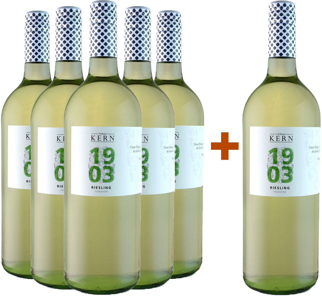 5+1 Paket "1903" Riesling 1,0L