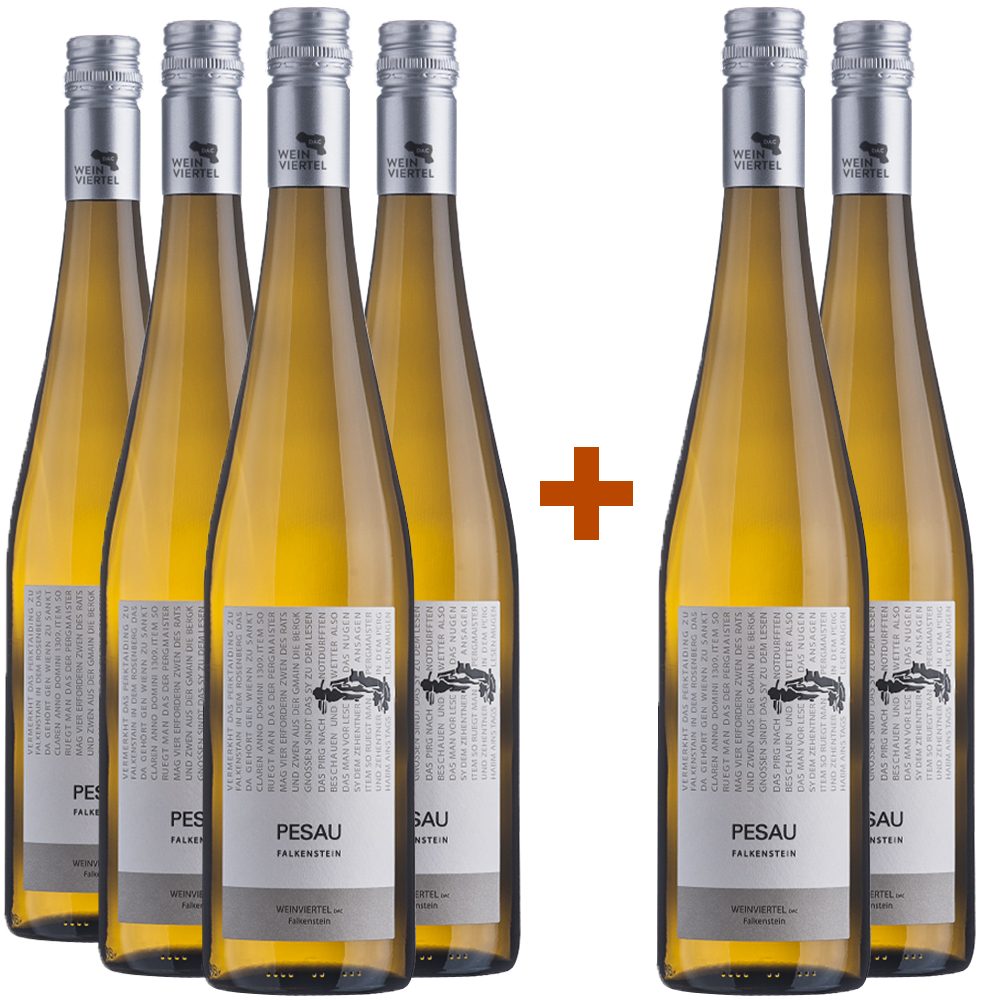 4+2 Paket Weinviertel DAC Grüner Veltliner Falkenstein trocken BIO