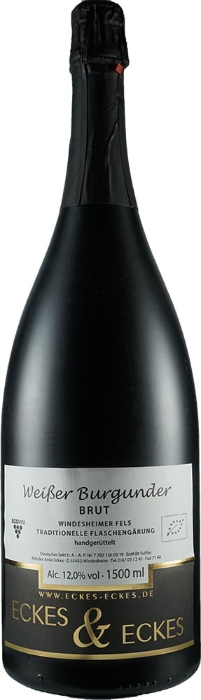 2023 Weißer Burgunder Winzersekt 1,5L MAGNUM aus ökologischem Anbau BIO 1,5 L