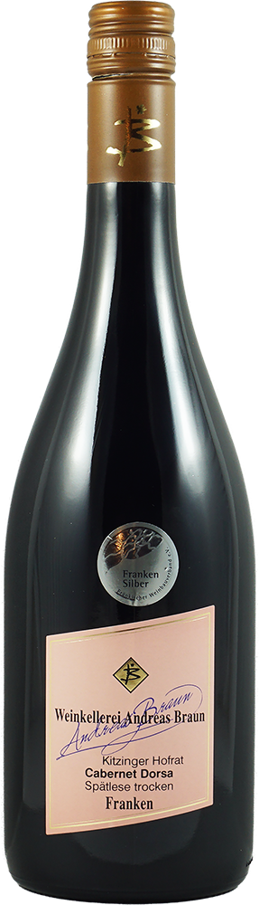 2023 Kitzinger Hofrat Cabernet Dorsa Spätlese Burgunder Flasche