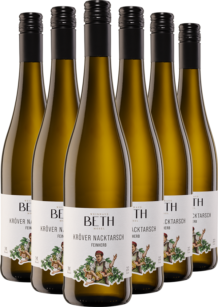 6er Paket Kröver Nacktarsch feinherb