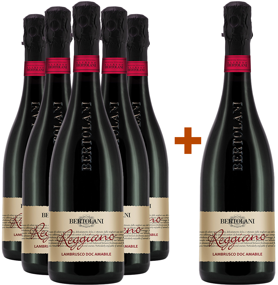 5+1 Paket Lambrusco Reggiano DOC