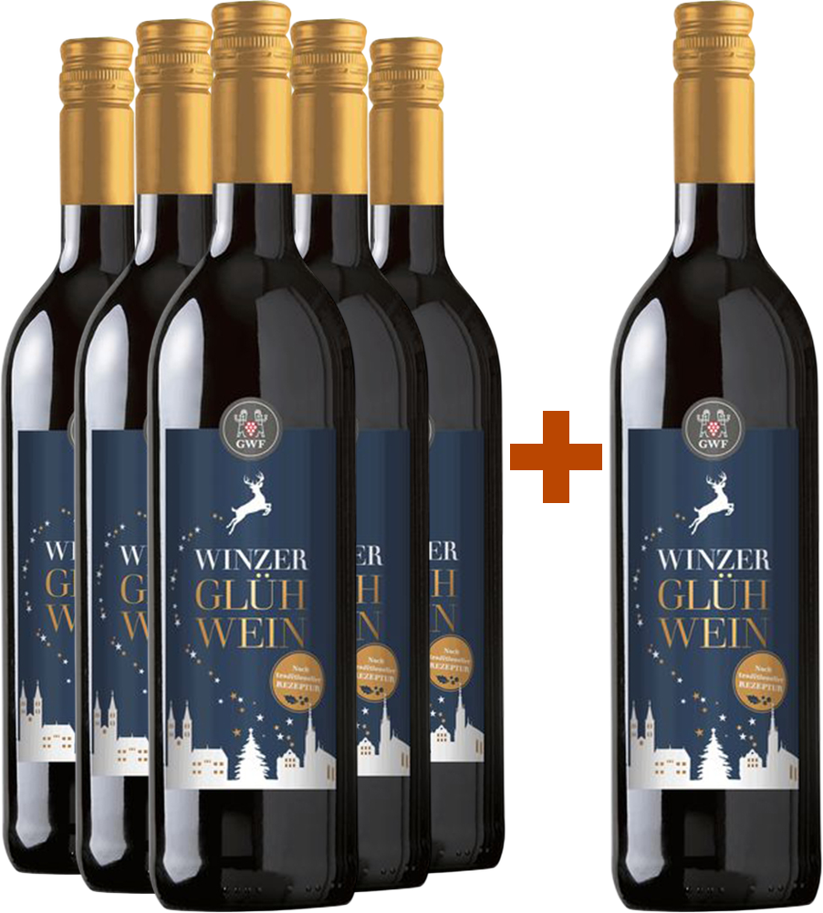 5+1 Paket Winzer-Glühwein Rot
