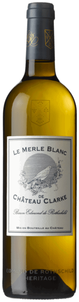 2023 Le Merle Blanc de Chateau Clarke Médoc AOP reflection