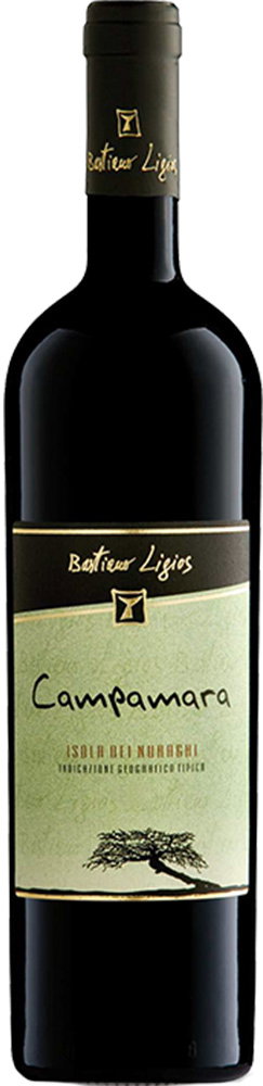 2009 Campamara Cabernet Sauvignon Isola dei Nuraghi IGP reflection