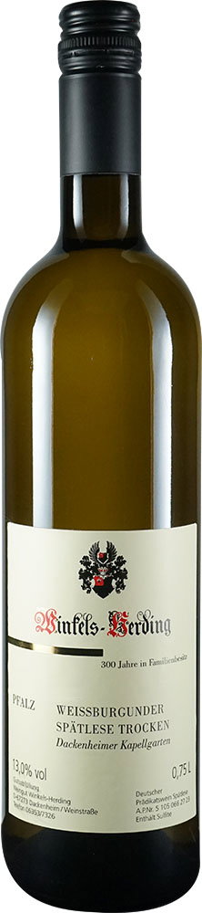 2025 Dackenheimer Kapellgarten Weißburgunder Spätlese