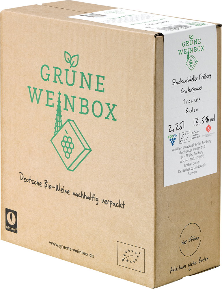 2024 Grauburgunder GRÜNE WEINBOX - Ökowein BIO 2,25 L