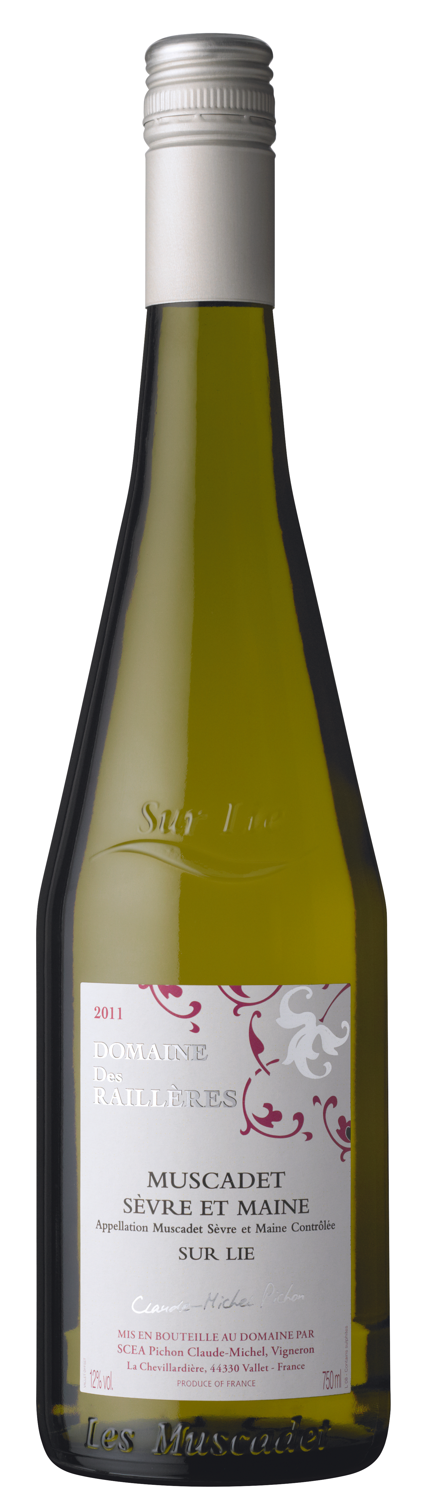 2025 Domaine Raillères Sur Lie Muscadet Sèvre et Maine AOP
