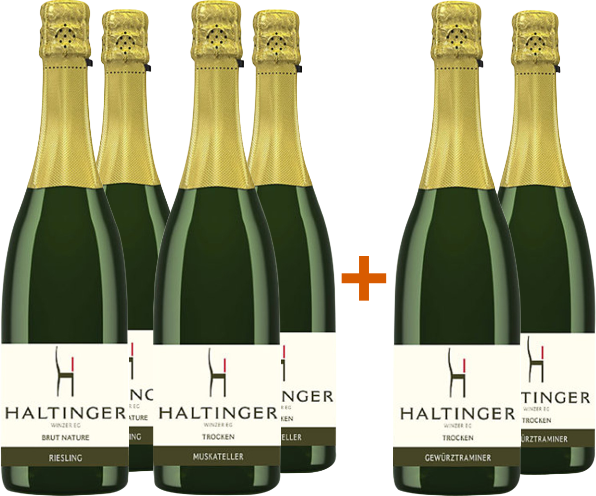 4+2 Paket Haltinger Sekt