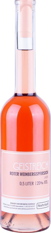 Roter Weinbergspfirsich Likör 0,5 L