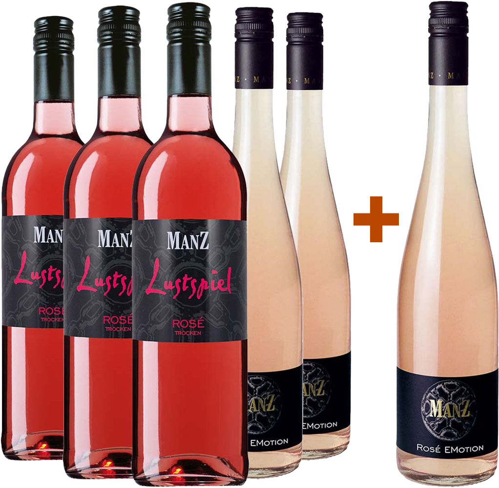 5+1 Paket "Lustspiel" & "EMotion" Rosé trocken