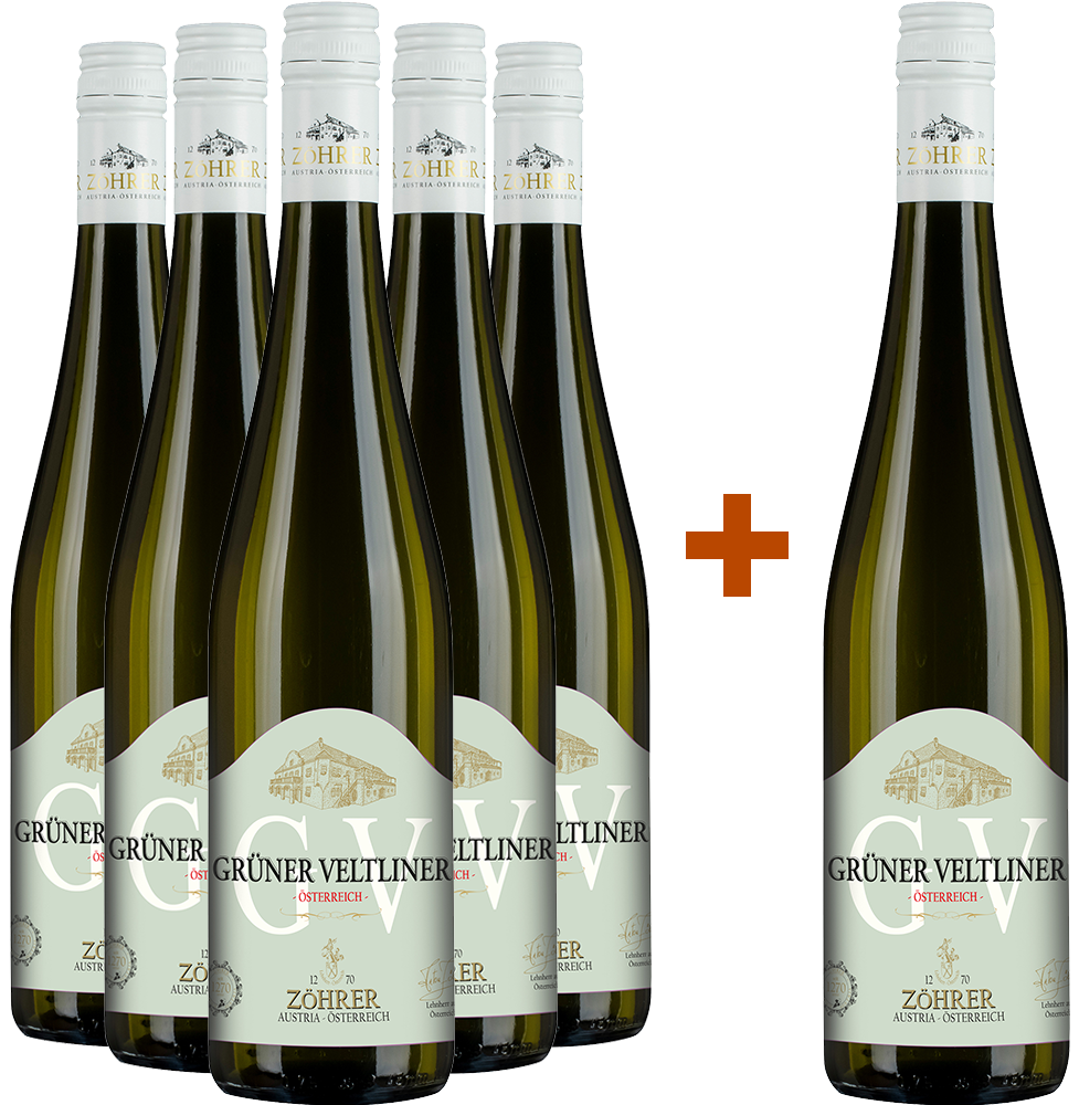 5+1 Paket ÖSTERREICH Grüner Veltliner