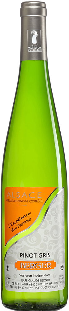 2025 Pinot gris "L'excellence du terroir" Alsace AOP