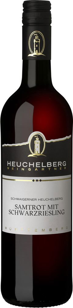 Schwaigerner Heuchelberg Samtrot mit Schwarzriesling