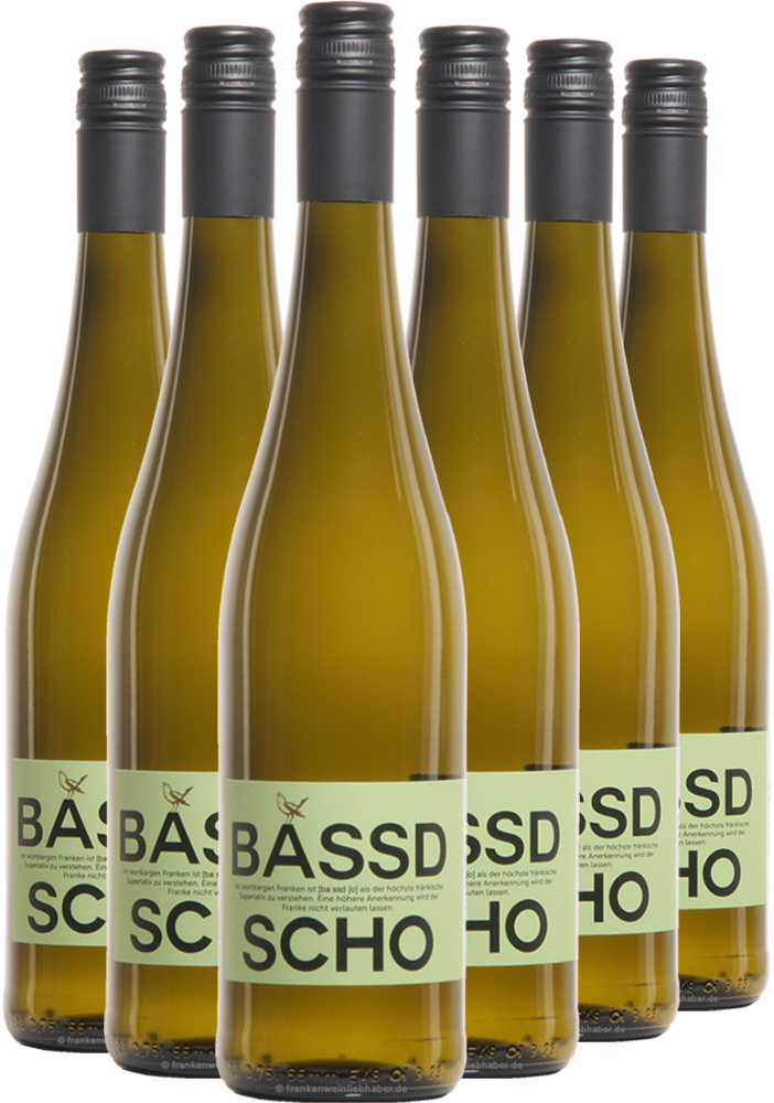 Cuvée weiß "BASSD SCHO" Paket