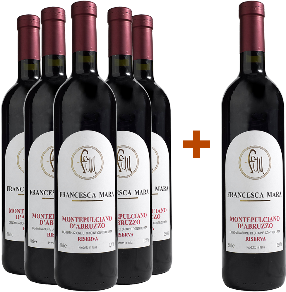 5+1 Paket Montepulciano d'Abruzzo Riserva DOC