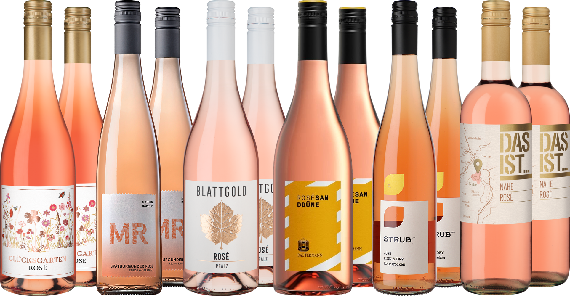 Großes Rosé Entdecker-Paket