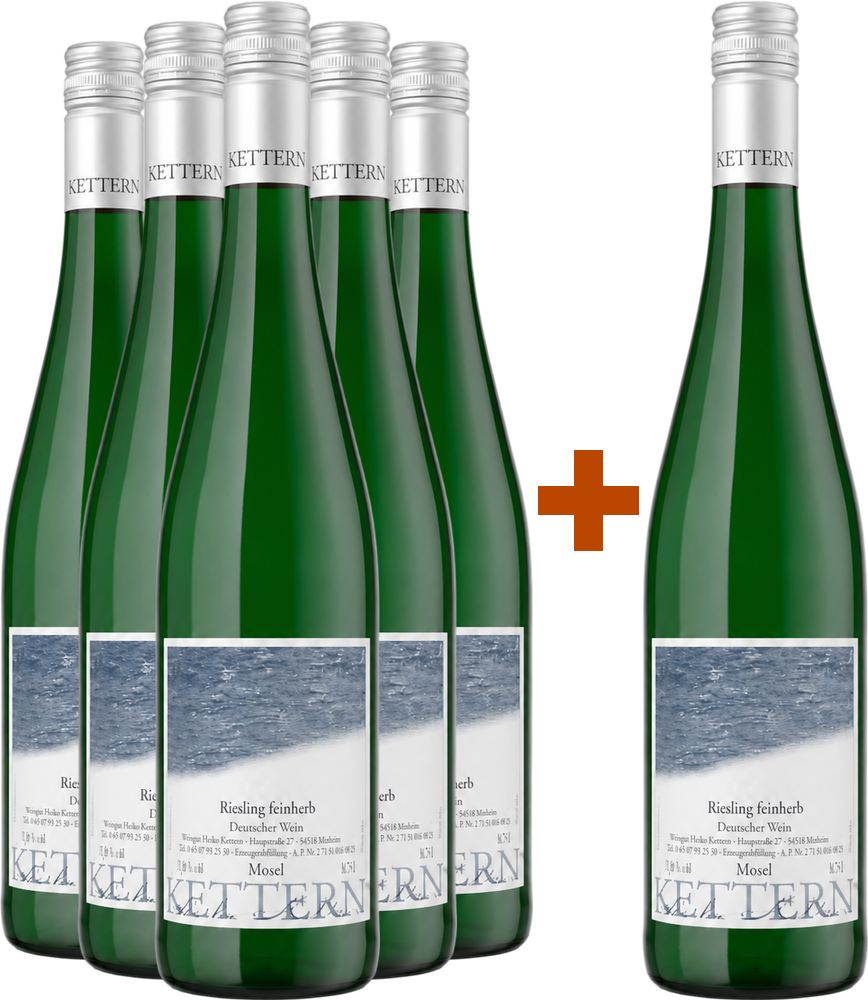 5+1 Paket 2023 Riesling feinherb