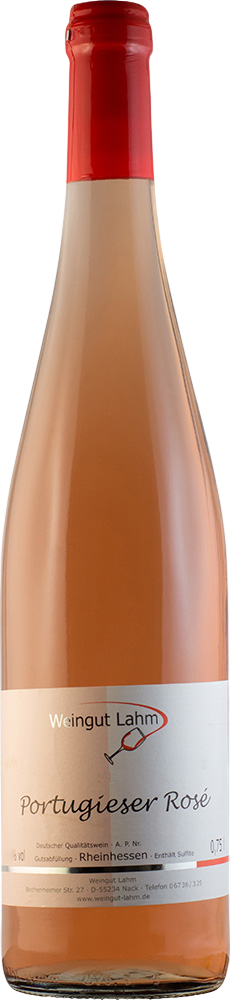 2024 Portugieser Rosé Qualitätswein reflection