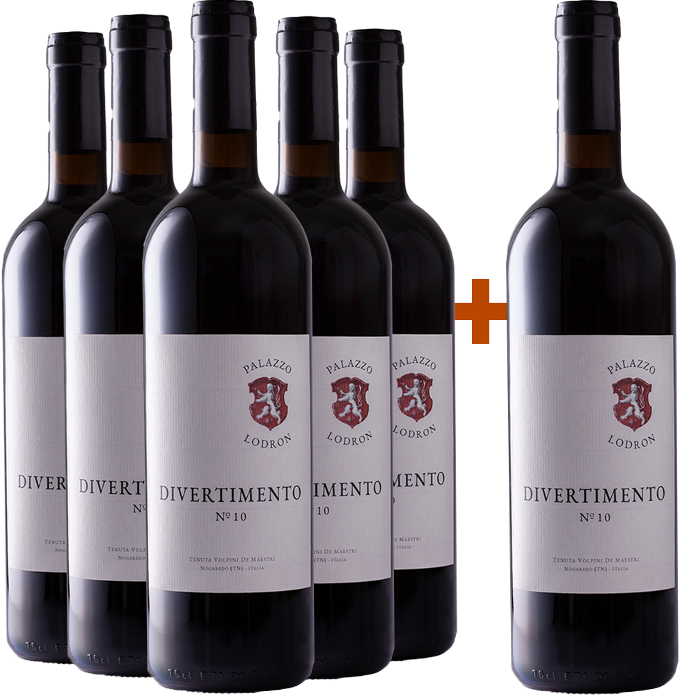 5+1 Paket Divertimento no.10 Vigneti delle Dolomiti IGP