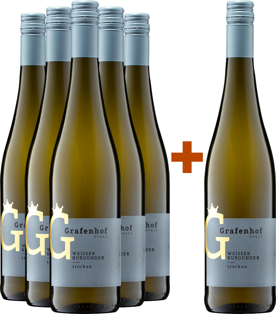 5+1 Paket Weißer Burgunder GLANZSTÜCK