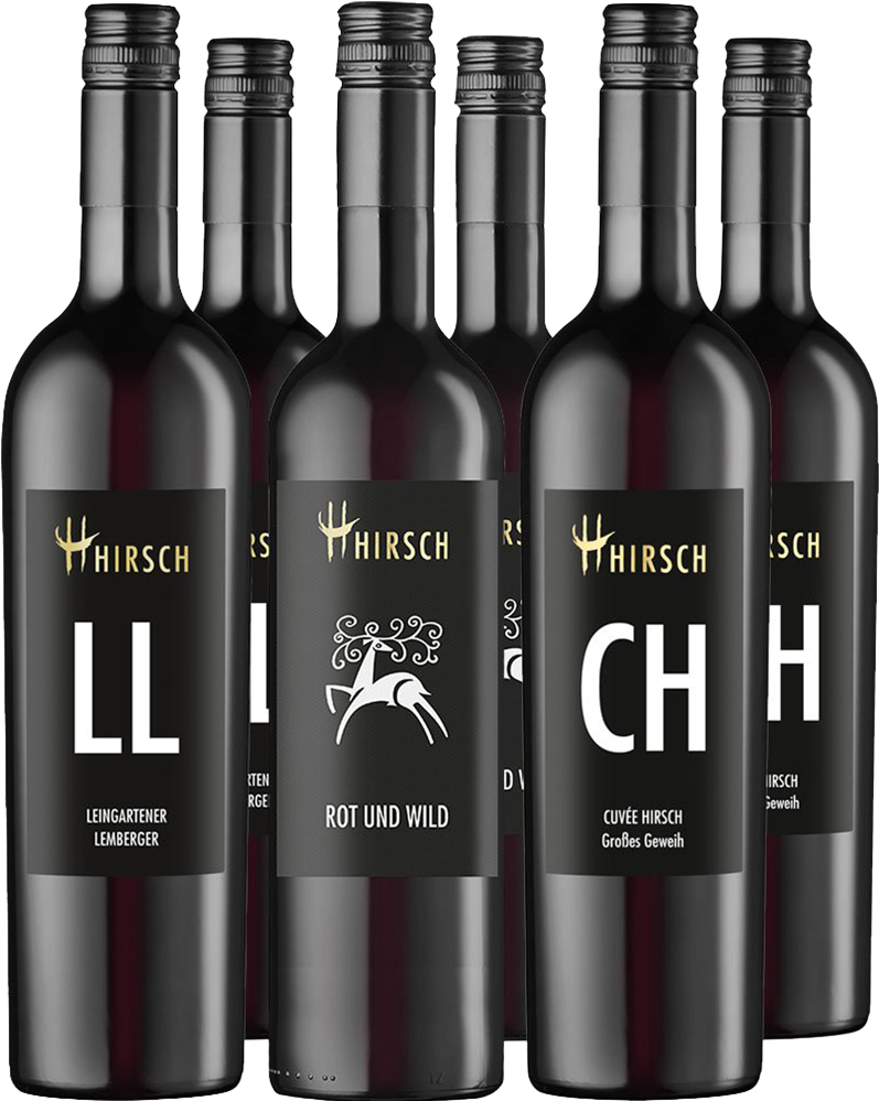 Hirsch Rotwein-Paket