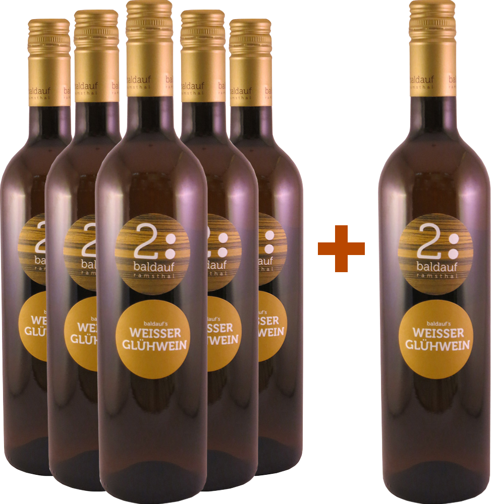5+1 PAKET GLÜHWEIN WEISS