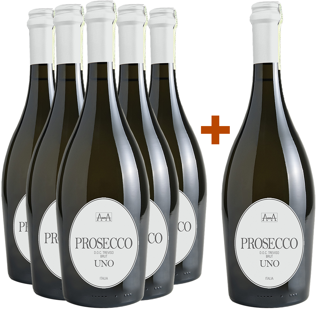 5+1 Paket UNO Prosecco DOC