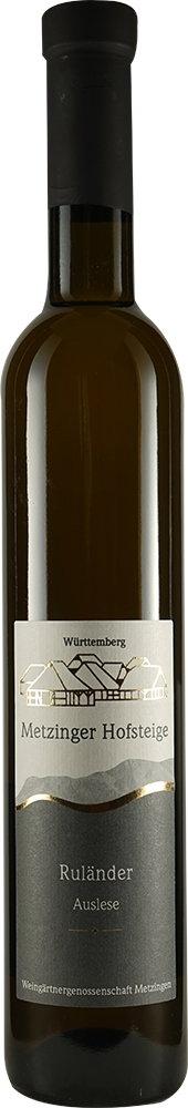 2018 Metzinger Hofsteige Ruländer Auslese 0,5 L