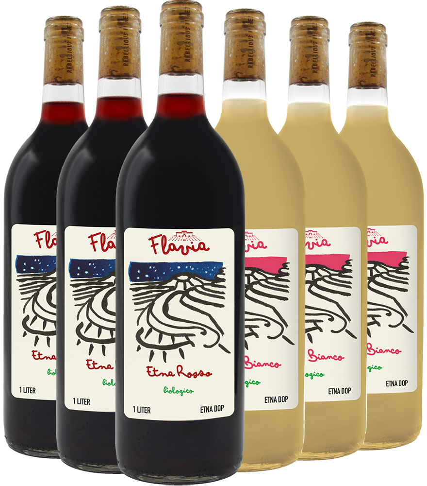 Flavia Rebellious Wines Kennenlern-paket Etna DOC BIO