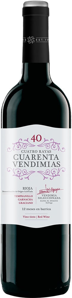 2022 Cuatro Rayas 40 Vendimias Rioja DOCa