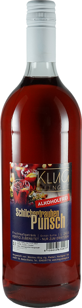Schilchertrauben Punsch alkoholfrei 1,0 L reflection