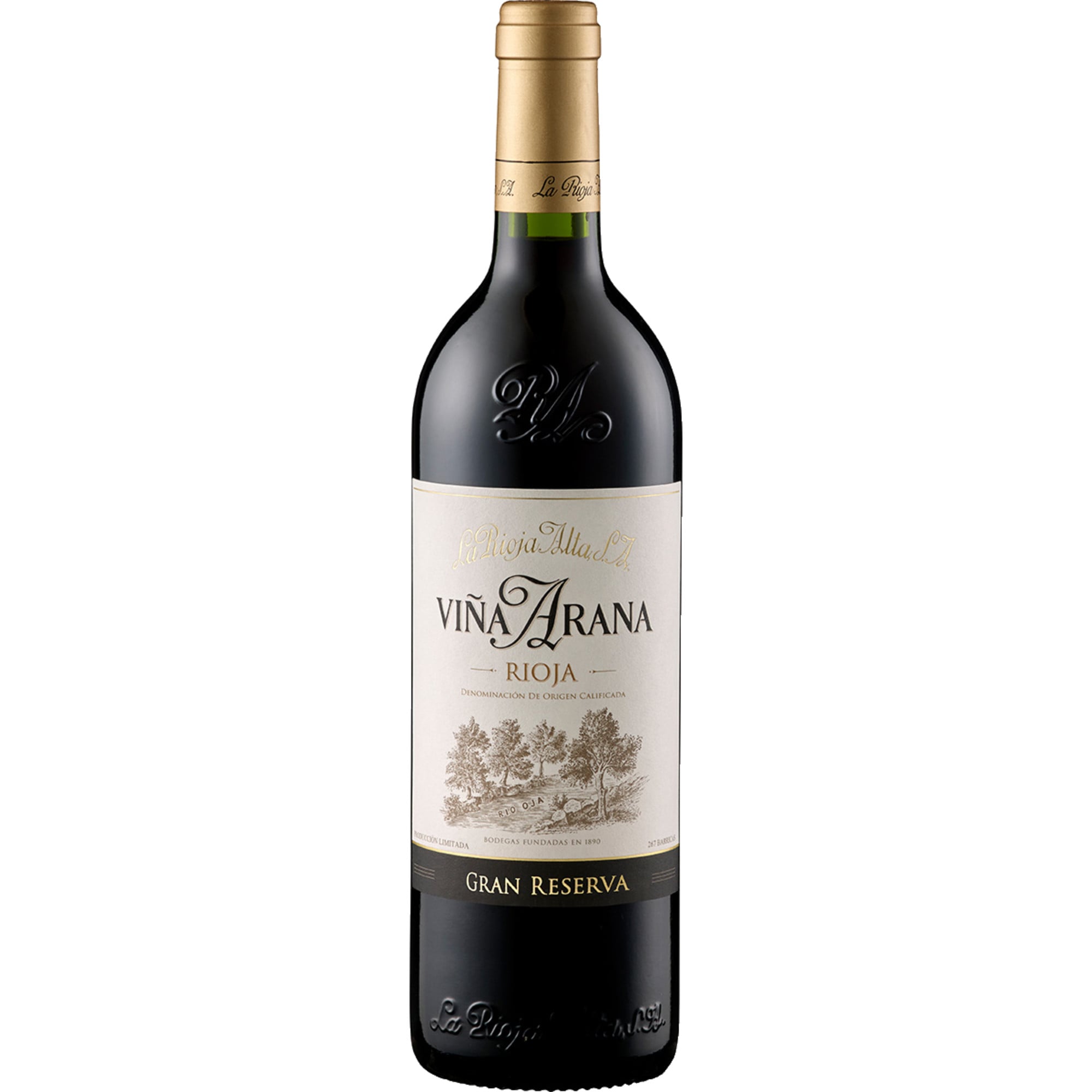 2016 Viña Arana Rioja Gran Reserva reflection