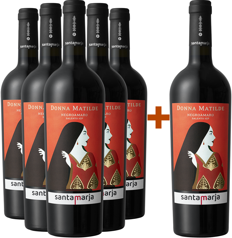 5+1 Donna Matilde Negroamaro Salento IGP