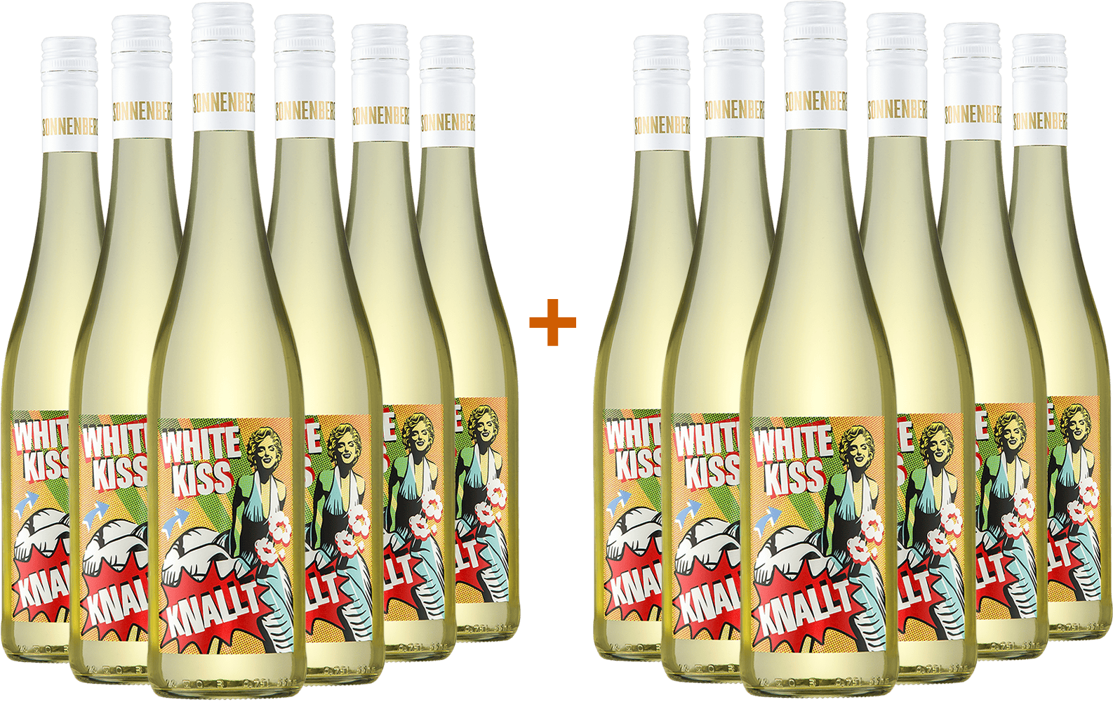 6+6 Paket White Kiss