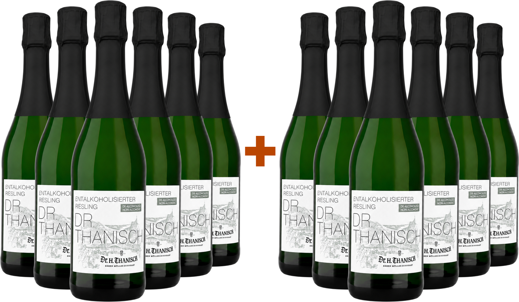 6+6 Paket Riesling Schaumwein Alkoholfrei