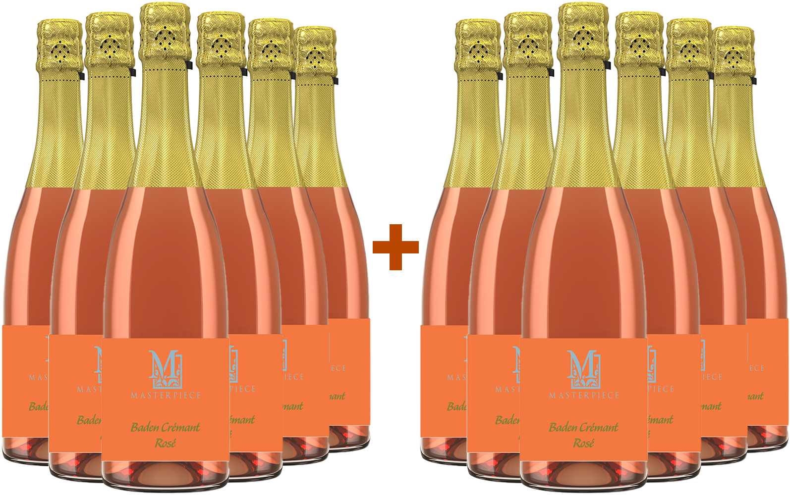 6+6 Paket Masterpiece Baden Rosé brut