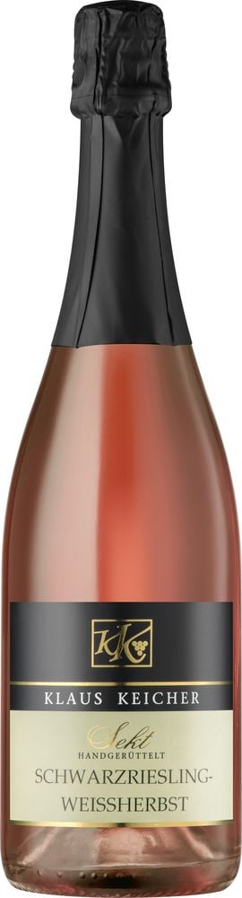 2020 Schwarzriesling Weißherbst Sekt "handgerüttelt" reflection