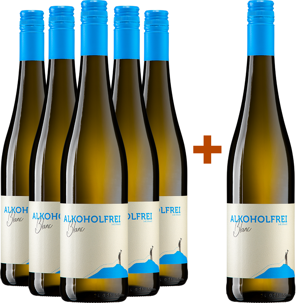 5+1 Paket BLANC lieblich - alkoholfrei