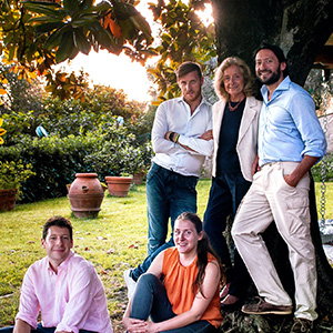 Renza mit ihren Sohnen Lorenzo, Pietro, Paolo e Speranza