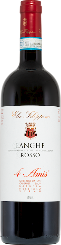 2022 Rosso 4 Amis Langhe DOC reflection