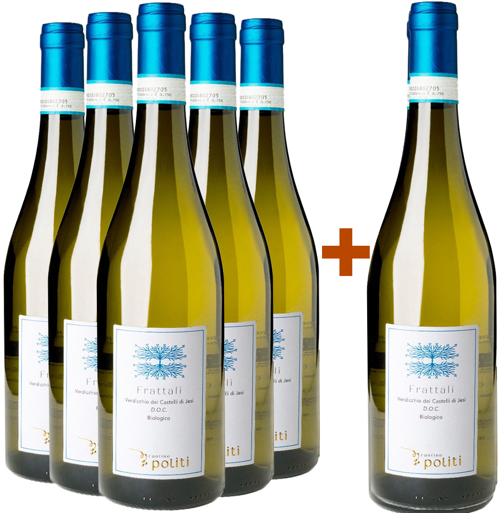 5+1 Paket Frattali Verdicchio dei Castelli di Jesi DOC BIO