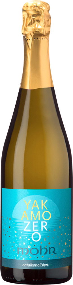YAKAMOZERO schäumendes Getränk aus entalkoholisiertem Wein BIO