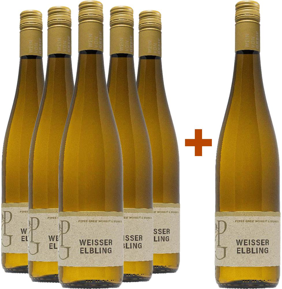 5+1 Paket Weißer Elbling trocken