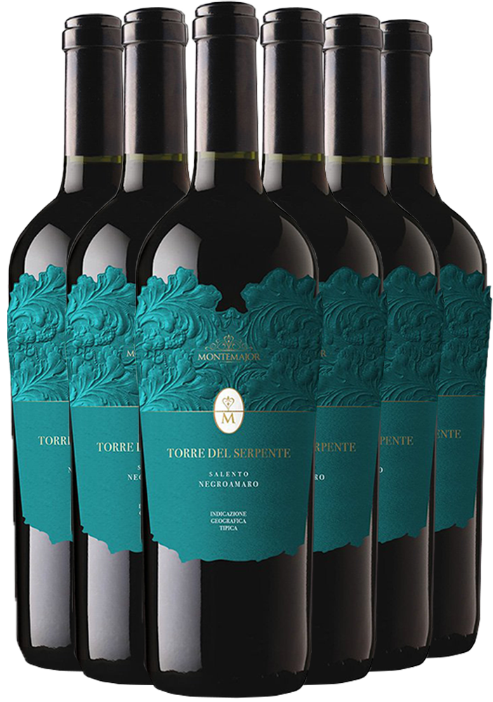 Montemajor Torre del Serpente Negroamaro Salento IGP-Paket