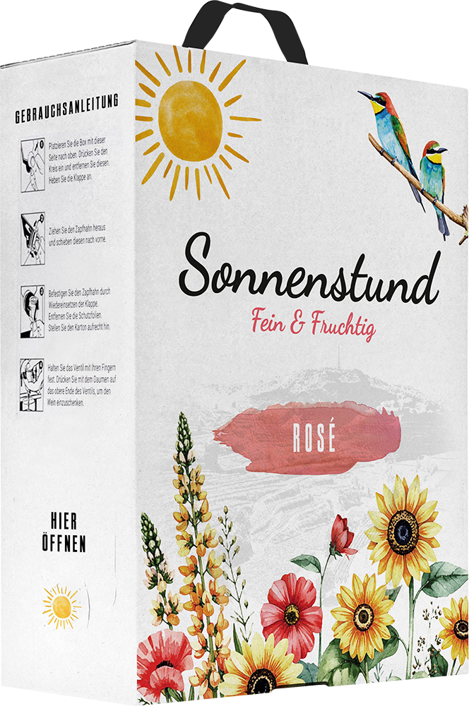 2025 Sonnenstund Rosé, Bag-in-Box, fein & fruchtig, 3,0 L