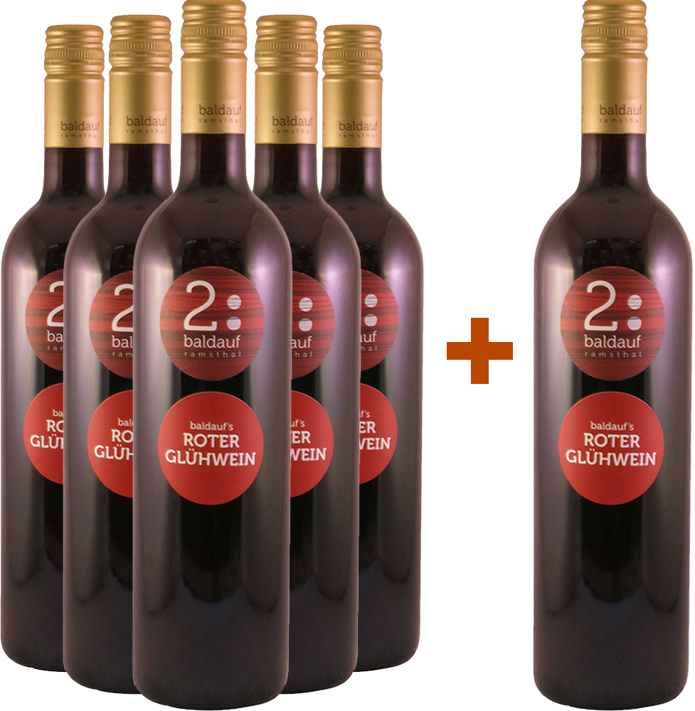 5+1 PAKET GLÜHWEIN ROT
